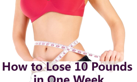 How to Lose Weight in 1 Week Fast
