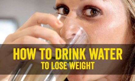 Drink water to lose weight